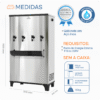 200litros2 Bebedouro Inox 200 litros