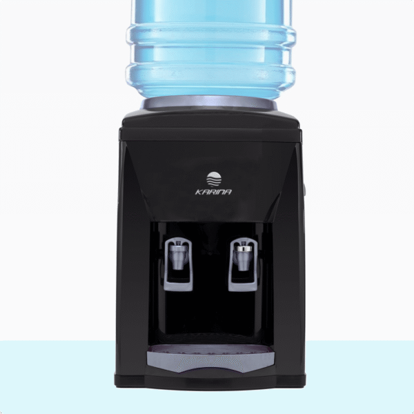 Bebedouro de água gelada para balcão cor preto