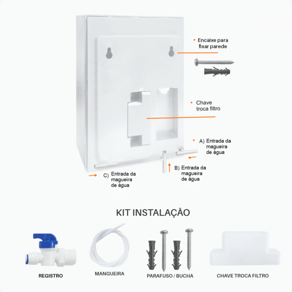 Purificador de água 6 litros - não gela água