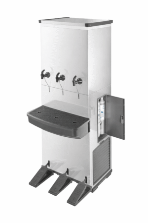 Bebedouro Industrial 100 litros, em Inox - SEM contato manual, com 3 torneiras (1 natural)