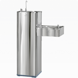 Bebedouro de Pressão Inox conjugado (com acessibilidade ou infantil)